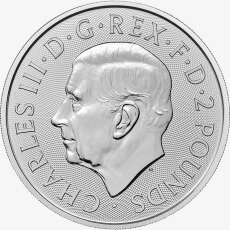 Британия (Britannia)1 унция 2024 Серебряная инвестиционная монета