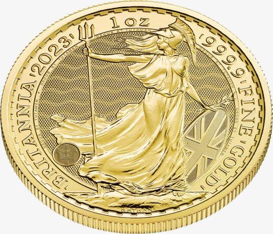 1 Uncja Britannia Elżbieta II Złota Moneta | 2023