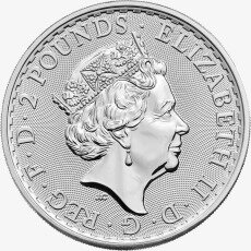 1 Uncja Britannia Elżbieta II Srebrna Moneta | 2023