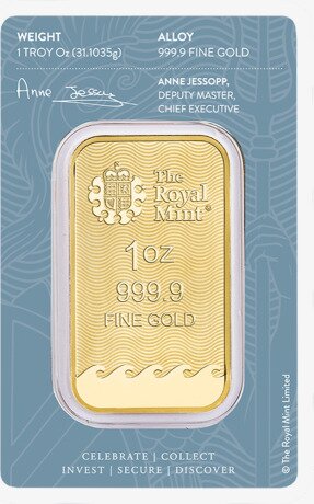 1 Uncja Britannia Sztabka Złota | Royal Mint