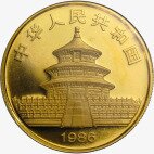 1 oz Panda China | Oro | 1986 | En Cápsula