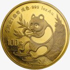 Золотая монета Китайская Панда 1 унция 1991 (China Panda)