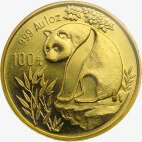 Золотая монета Китайская Панда 1 унция 1993 (China Panda)