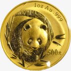 Золотая монета Китайская Панда 1 унция 2003 (China Panda)
