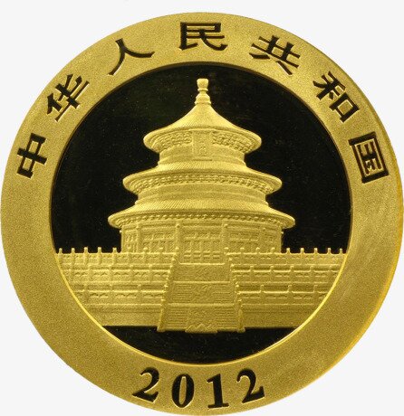 1 oz China Panda Gold Coin | 2012