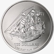 Платиновая монета Островов Кука 1 унция (Cook Island)