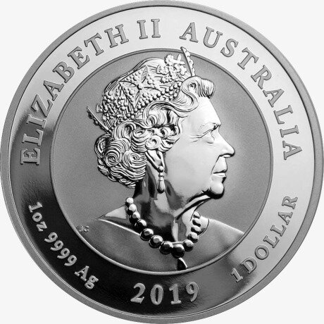 1 oz Moneda de plata Doble Dragon | 2019