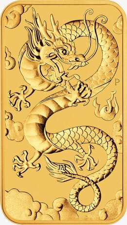 1 oz Dragon Rectangular Gold Coin (2019)