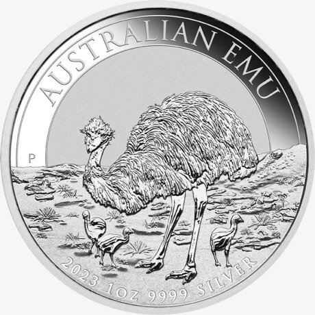 1 oz Emú Australiano d'argento (2023)