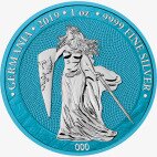 Серебряная монета Германия "Space Blue" 1 унция 2019
