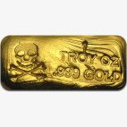 1 oz Gold Bar | Skull & Bones Edition | PG&G