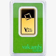 Золотой слиток 1 унция Valcambi | Green Gold