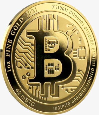 1 Uncja Złoty Bitcoin (2021)