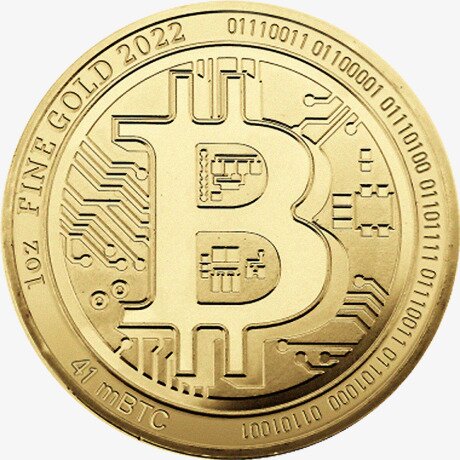 1 oz Goldmünze Bitcoin