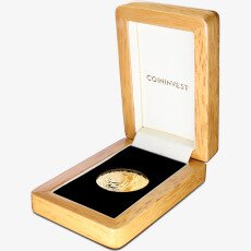 Cofanetto per moneta d&#039;oro 1 oz (Britannia, Queen&#039;s Beasts, Aquila)