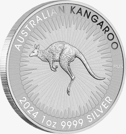Серебряная монета Наггет Кенгуру 1 унция 2024 (Nugget Kangaroo)