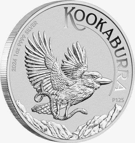 Серебряная монета Кукабарра 1 унция 2024 (Silver Kookaburra)