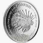 1 oz Lionfish (Pez León) de plata (2019)