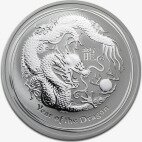 Серебряная монета Лунар II Год Дракона 1унция 2012 (Lunar II Dragon)
