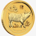 1 oz Lunar II Pig Gold Coin | 2019