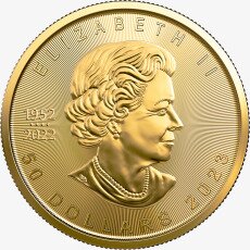 1 Uncja Liść Klonowy Złota Moneta | 2023