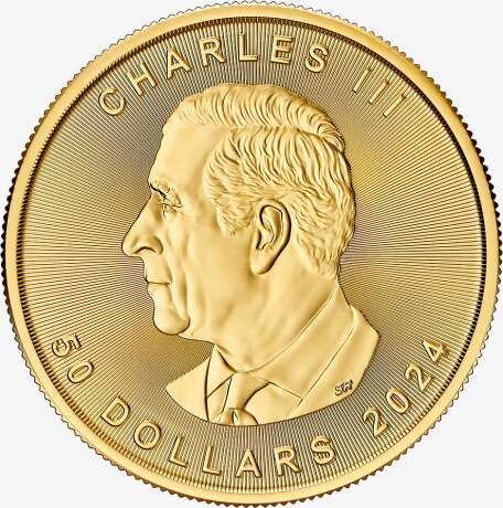 1 Uncja Liść Klonowy Złota Moneta | 2024