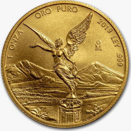 Золотая монета Мексиканский Либертад 1 унция 2019 (Mexican Libertad)