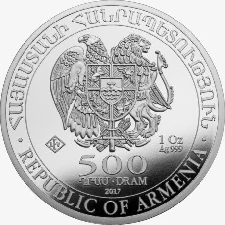 Серебряная монета Ноев Ковчег 1 унция 2017 (Noah's Ark)
