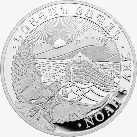 Серебряная монета Ноев Ковчег 1 унция 2024