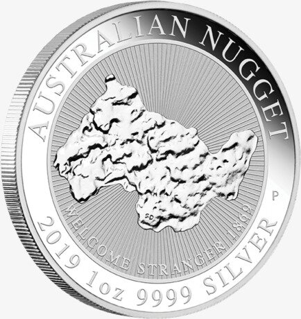1 oz Nugget Welcome Stranger Silver Coin (2019)