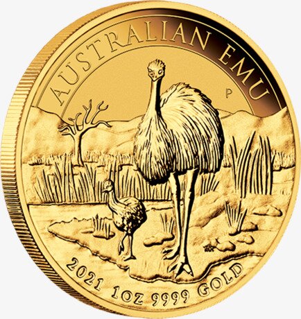 1 oz Perth Mint Emu Gold Coin (2021)