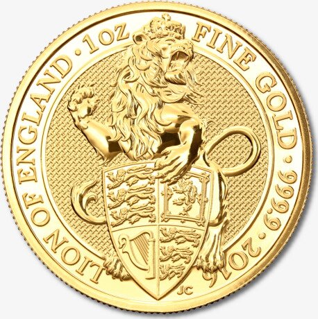 1 oz Queen's Beasts Lion Gold Coin (2016)