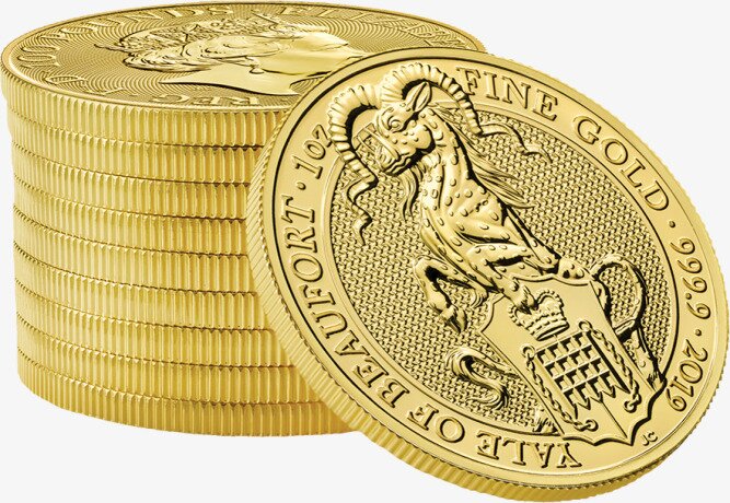 1 Uncja Bestie Królowej Yale of Beaufort Złota Moneta | 2019