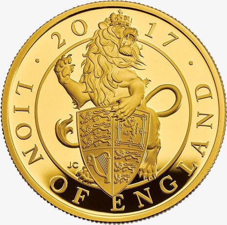 1 oz Queen's Beasts Lion Proof Gold Coin (2017)