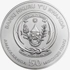 1 oz Rwanda Giraffe Silver Coin (2018)