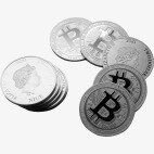 1 oz Bitcoin Plata (2021)