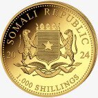 1 oz Somalia Elephant Gold Coin | 2024