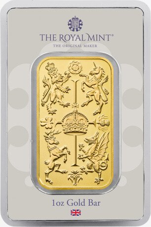 1 oz The Royal Celebration Gold Bar | Royal Mint