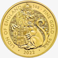1 oz Tudor Beasts The Lion of England Złota Moneta | 2022