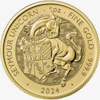 1 oz Tudor Beasts Jednorożec Złota Moneta | 2024