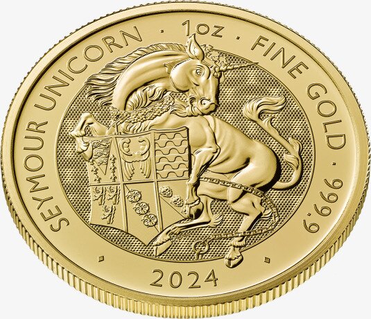 1 oz Tudor Beasts Unicornio | Oro | 2024