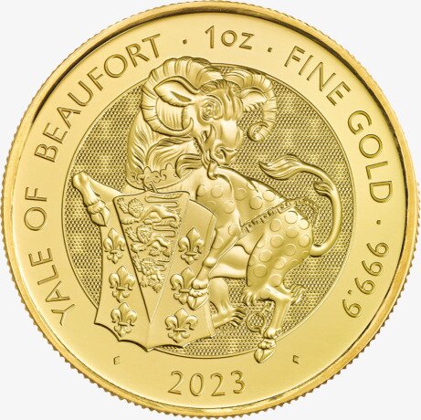 1 oz Tudor Beasts Yale of Beaufort Gold Coin | 2023