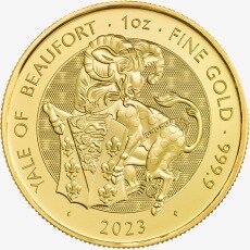 1 oz Tudor Beasts Yale of Beaufort Gold Coin | 2023