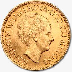 10 Niederländische Gulden Wilhelmina | Gold | 1892-1933