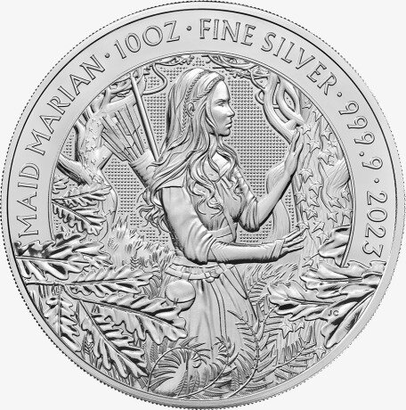 10 oz Maid Marian Myths & Legends d'argento | 2023