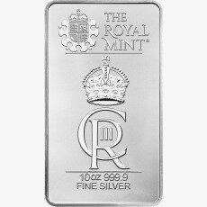 10 oz The Royal Celebration Bar Lingote de Plata | Royal Mint | 2023