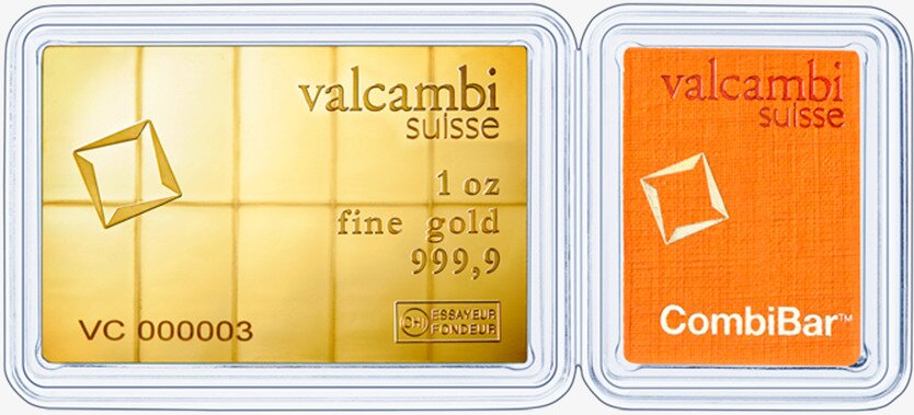 10 x 1/10 oz CombiBar® | Oro | Valcambi