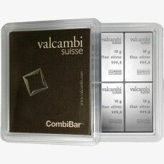 10 x 10g CombiBar® de Plata | Valcambi