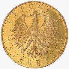 100 Szylingów Austriackich Złota Moneta | 1925 - 1934
