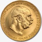 100 Koron Austriackich Franciszek Józef I Złota Moneta